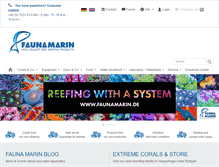 Tablet Screenshot of faunamarin.de